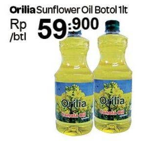 Promo Harga ORILIA Sunflower Oil 1 ltr - Carrefour