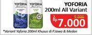 Promo Harga YOFORIA Yoghurt All Variants 200 ml - Alfamidi