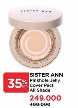 Promo Harga Sister Ann Pinkhole Jelly Cover Pact All Variants  - Watsons