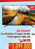 Promo Harga SHARP 2T-C50AD1i Full-HD 50"  - Hypermart