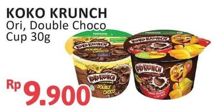 Promo Harga Nestle Koko Krunch Cereal Breakfast Combo Pack Double Choco, Reguler 30 gr - Alfamidi