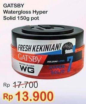 Promo Harga GATSBY Watergloss Hyper Solid 150 gr - Indomaret