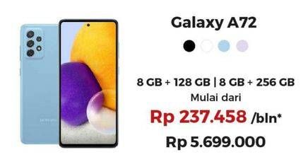 Promo Harga SAMSUNG Galaxy A72  - Erafone