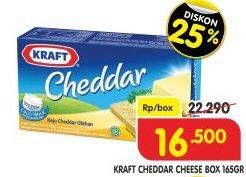 Promo Harga KRAFT Cheese Cheddar 165 gr - Superindo