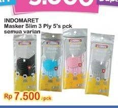 Promo Harga INDOMARET Masker Slim All Variants 5 pcs - Indomaret