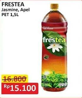 Promo Harga Frestea Minuman Teh Original, Apple 1500 ml - Alfamart