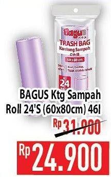 Promo Harga BAGUS Kantong Sampah 60x80 24 pcs - Hypermart