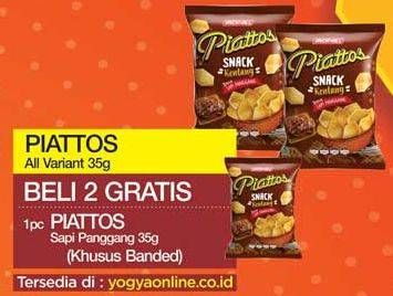 Promo Harga PIATTOS Snack Kentang All Variants 35 gr - Yogya