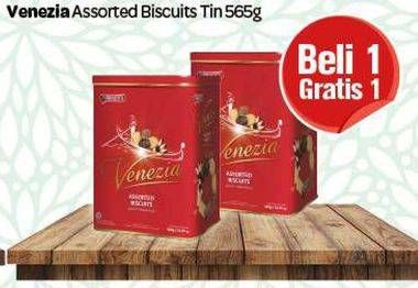 Promo Harga VENEZIA Assorted Biscuits 565 gr - Carrefour