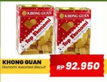 Promo Harga Khong Guan Top Ekonomi Assorted Biscuits 1150 gr - Yogya