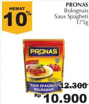 Promo Harga PRONAS Saus Spaghetti Bolognaise 175 gr - Giant