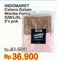 Promo Harga INDOMARET Celana Dalam Wanita S, M, L, XL 2 pcs - Indomaret
