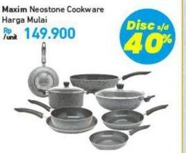 Promo Harga MAXIM Neostone Enhanced Ceramic Nonstick  - Carrefour