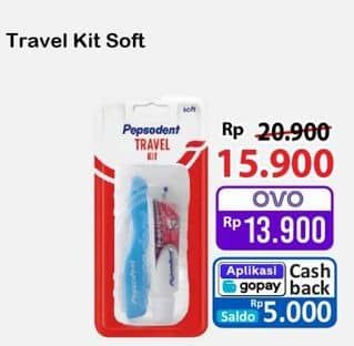 Promo Harga Pepsodent Travel Pack Soft 2 pcs - Alfamart
