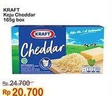 Promo Harga KRAFT Cheese Cheddar 165 gr - Indomaret