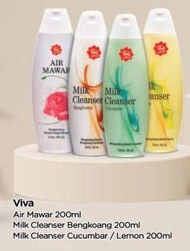 Harga VIVA Air Mawar/ Milk Cleanser Bengkoang, Cucumber, Lemon 200ml
