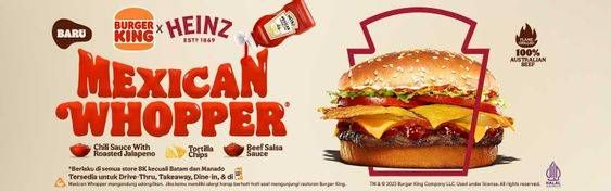 Promo Harga Mexican Whopper  - Burger King