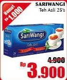 Promo Harga Sariwangi Teh Asli 25 pcs - Giant