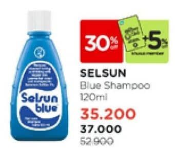 Promo Harga Selsun Shampoo Blue 120 ml - Watsons