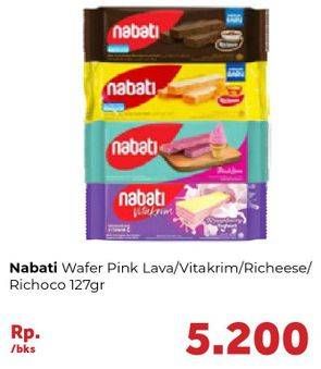 NABATI Wafer Pink Lava/ Vitakrim/ Richeese/ Richoco 127 g