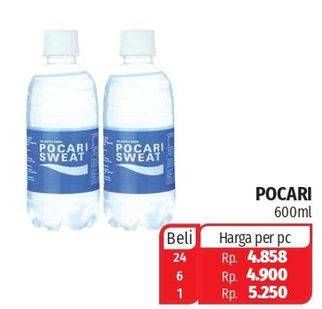 Promo Harga POCARI SWEAT Minuman Isotonik 600 ml - Lotte Grosir