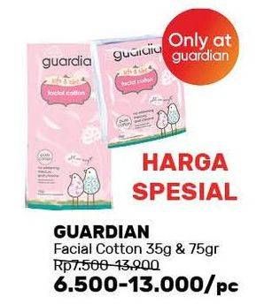 Promo Harga GUARDIAN Facial Cotton  - Guardian