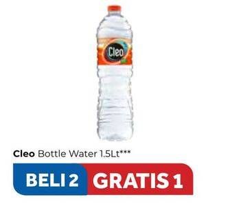 Promo Harga CLEO Air Minum per 2 botol 1500 ml - Carrefour