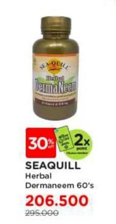 Promo Harga Sea Quill Herbal Dermaneem 60 pcs - Watsons