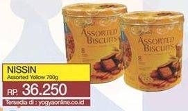 Promo Harga NISSIN Assorted Biscuits Yellow 700 gr - Yogya