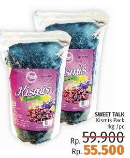 Promo Harga SWEET TALK Kismis 1 kg - LotteMart