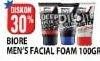 Promo Harga BIORE MENS Facial Foam 100 gr - Hypermart