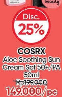 Promo Harga COSRX Aloe Shooting Sun Cream 50 ml - Guardian