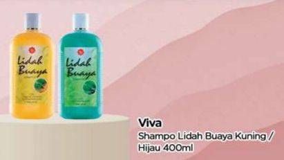 Promo Harga Viva Shampoo Lidah Buaya Gingseng 400 ml - TIP TOP