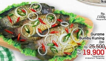 Promo Harga Ikan Gurame Bumbu Kuning  - LotteMart