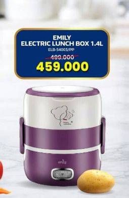 Promo Harga Emily ELB-54003 Electric Lunch Box Baby Cooker 1400 ml - Electronic City
