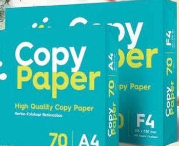 Promo Harga Copy Paper F4 70g 500 pcs - Lotte Grosir