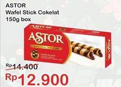 Promo Harga ASTOR Wafer Roll Chocolate 150 gr - Indomaret