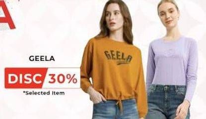 Promo Harga Geela T-Shirt Wanita  - Carrefour