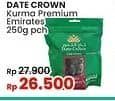 Promo Harga Date Crown Kurma Premium Emirates 250 gr - Indomaret