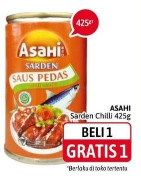 Promo Harga ASAHI Sardines Saus Pedas 425 gr - Alfamidi
