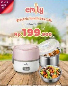 Promo Harga Emily Electric Lunch Box 1300 ml - Yogya