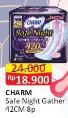 Promo Harga Charm Safe Night Gathers 42cm 8 pcs - Alfamart