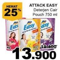 Promo Harga ATTACK Easy Detergent Liquid 750 ml - Giant
