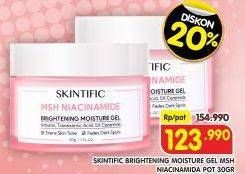 Promo Harga Skintific MSH Niacinamide Brightening Moisture Gel 30 gr - Superindo