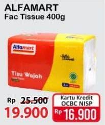 Promo Harga ALFAMART Facial Tissue 400 gr - Alfamart