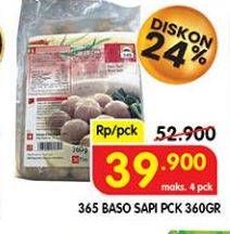 Promo Harga 365 Baso Sapi 360 gr - Superindo