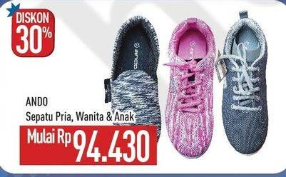 Promo Harga ANDO Sepatu Pria, Wanita, Anak  - Hypermart