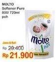 Promo Harga MOLTO Softener Ultra Pure 720 ml - Indomaret
