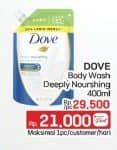 Promo Harga Dove Body Wash Deeply Nourishing 400 ml - LotteMart