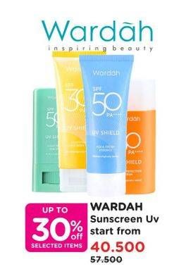 Promo Harga WARDAH Sunscreen Gel SPF 30  - Watsons